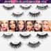 3D Magnetic Eyelashes with Eyeliner Kit - Strong Hold Waterproof Reusable Easy to Use | 10 Pairs & Applicator - Buy Online on GoSupps.com