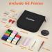 Coquimbo Sewing Kit - Compact Travel Sewing Supplies for Women, Mom, and Beginners - Includes Scissors, Thimble, Thread, Needles, Tape Measure - Black S - Buy Online on GoSupps.com