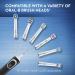 Oral-B Vitality Dual Clean Electric Toothbrush + 1 Replacement Head - White - Buy Online on GoSupps.com