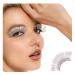Dorisue Halloween eyelashes silver eyelashes glittering eyelash princess cosplay eyelashes silver-white false eyelashes extension for women girls p24