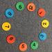 Eco Walker 4inch Mini Floor Spot Markers for Classroom - Set of 30 Numbers for Preschool and Kindergarten - Buy Online on GoSupps.com