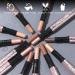 FOCALLURE No Crease Eyeshadow Stick - Creamy Matte & Shimmer Eyeshadow Pencil with Smudge-proof and Waterproof Formula - TULLE 19 - Buy Online on GoSupps.com