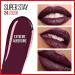 Maybelline SuperStay 24-Hour Liquid Lipstick in Extreme Aubergine 270 - 1 Count - Buy Online on GoSupps.com