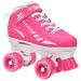 Epic Skates Galaxy Elite Kids Quad Speed Skates Adult 5 Pink