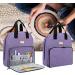 CURMIO Embroidery Bag - Portable Storage for Hoops, Floss, and Supplies - Purple (Patented Design) - Buy Online on GoSupps.com