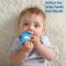 Blue Octopus Teething Toy for Boys - BPA Free Silicone - Easy to Hold & Highly Effective - Best for Freezer - Ages 3-12 Months - Buy Online on GoSupps.com