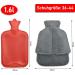 2-in-1 Foot Warmer & Heat Bottle - Super Fluffy Electric-Free Winter Heating for Feet - Anthracite Fur Look - Buy Online on GoSupps.com