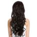 Buy Wig Me Up Tyw60871H-4 Half Wig Extension - Dark Brown Curly Curls 70 cm Length - Perfect Hair Accessory for Effortless Style - Buy Online on GoSupps.com