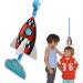 Children's wooden height chart "rocket" motif measuring stick and growth meter for children rollable Made in Germany