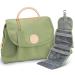 Chandelli Toiletry Bag Fashionable Make-up Bags for Women and Travel Size TOILETRIES AS Travel Make-Up Bag (Sage) Mauve 4.75x11x9.5 Inch (Pack of 1) (Sage)
