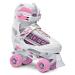 Roces Roces 550047 Women's Model Quaddy 1.0 Roller Skate, White/Pink White/Pink US 13jr-2