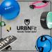 URBNFit Half Balance Ball - Core Stability & Full Body Workout Trainer - Blue | Resistance Bands & Exercise Guide Included - Buy Online on GoSupps.com