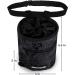 Survivor Chalk Bag with Topo Map Design - Drawstring Closure, 2 Pockets, Brush Holder - Ideal for Climbing, Bouldering, Gymnastics - Black - Buy Online on GoSupps.com
