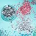 Biodegradable Eco-Glitter Set | 100% Organic Cosmetic Glitter for Face Body Nails & Hair - Moon Glitter (6x3g + Fixation Gel) - Buy Online on GoSupps.com