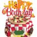 Pizza Theme Birthday Party Cake Topper Red - Buy Online on GoSupps.com