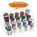 4-Layer Stackable Clear Storage Box for 80 Spools of Embroidery & Sewing Thread | Ideal Organizer for Craft Supplies (H2.2 x W1.69 Spool Size) - Buy Online on GoSupps.com