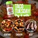 FlavorGod Taco Tuesday Seasoning - Zero Calories, Low Sodium, Carbs & Sugar - Gluten Free, No MSG, Paleo, Vegan, Dairy Free, Keto, Kosher - 5oz (1 Pack) - Buy Online on GoSupps.com