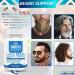 Beard Growth Supplement - Men's Hair Growth Vitamins (60 Capsules) with 5000 MCG Biotin & DHT Blocker - Beard Pills for Thicker & Stronger Hair - Buy Online on GoSupps.com