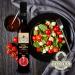 Ellora Farms Pomegranate Infused Aged Balsamic Vinegar 8.45oz - All Natural, No-Additives, Italian Glass Bottle - Buy Online on GoSupps.com