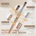Shine Chance Size 12 Acrylic Nail Brush - 100% Real Kolinsky Art Brush for Acrylic Powder Application - Handmade Manicure Tool for DIY and Professional Use - Buy Online on GoSupps.com