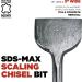 Makita 1 Piece - SDS-Max 3 Scaling Chisel Bit For SDS Max Rotary Hammers - Easy Removal of Tile  Concrete & Masonry - Buy Online on GoSupps.com