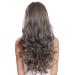 WIG ME UP H1734 Long Wavy Bangs Wig for Women | Balayage Mix Grey Brown & Blue Hair - Buy Online on GoSupps.com