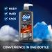 Dial Men 3in1 Ultimate Clean Body, Hair, and Face Wash - 69 fl oz (3-23 fl oz Bottles) - Buy Online on GoSupps.com