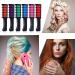 Kyerivs Hair Chalk Comb 6 Pcs - Temporary Washable Hair Coloring for Girls, Kids & Women - Perfect for Cosplay, Halloween, Carnival & Birthday Parties - Buy Online on GoSupps.com