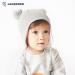 LANGZHEN Toddler Winter Hat Earflap Knit Cap Fleece Lined Beanie for Baby 0-6 Months - Grey - Buy Online on GoSupps.com