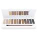 Lagure Eyeshadow Palette & Double-ended Brush - 12 Matte & Shimmer Colors for Natural, Bronzed or Smokey Eye Makeup - Vegan & Cruelty-Free - Buy Online on GoSupps.com
