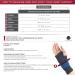 Shop OTC Wrist Brace for Compression Recovery | Gel Insert & Encircling Strap - Right Hand Small Gray - Buy Online on GoSupps.com