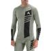 Anthem Athletics Reignite Jiu Jitsu Rash Guard Men  Long Sleeve, Short Sleeve, MMA, BJJ, No Gi, Grappling Large Long Sleeve: Army & Black