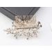 Kercisbeauty Light Champagne Hair Comb | Wedding Bridal Headpiece for Women | Bridesmaid Gift (Rose Gold) - Buy Online on GoSupps.com