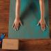 Cork Wood Yoga Blocks 2 Pack - Premium Lotus Design - 9 x 6 x 4 inches - Buy Online on GoSupps.com