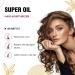 SHALOM Hair Moisturizer Super Oil with Vitamin E & Panthenol 8 fl oz - Restores & Moisturizes for Healthy, Shiny Hair - Salt Free - Buy Online on GoSupps.com