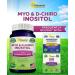 180 Capsules Myo-Inositol & D-Chiro Inositol Supplement with Vitamin D3 and Zinc - Balanced 40:1 Ratio - VIT B8 Complex Pills - Buy Online on GoSupps.com