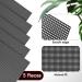 5 Pieces Black Plastic Mesh Canvas Sheets for Embroidery, Knit & Crochet Projects - 13.2 x 10.2 Inch - Buy Online on GoSupps.com