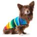 Dog Clothes - Handmade Dog Poncho from Authentic Mexican Blanket by Baja Ponchos (Blue, Small) Blue Small