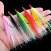 OROOTL Fishing Bucktail Teaser Hooks 10pcs - Saltwater Jigs for Fluke, Salmon, Trout - High Carbon Steel Hooks with Crystal Flash Feather Skirt - Ideal for Sea Bass, Steelhead - Green Color - Buy Online on GoSupps.com