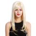 WIG ME UP - GFW2274-LG26+613 wig ladies wig long straight bangs light blonde golden blonde mix