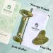 Authentic Jade Roller and Gua Sha Set - Reduce Puffiness and Wrinkles, Spa Grade Facial Massager for Natural Glow - Buy Online on GoSupps.com