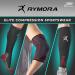 Rymora Knee Support Brace - Compression Sleeves for Women and Men - Secure Fit for Weight Lifting, Running, Sports - XS Slate Grey - Buy Online on GoSupps.com