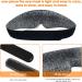 AiSleep 3D Contoured Eye Mask for Adults - Lightweight Sleep Aid with Adjustable Headband - Soft Comfort Eye Shade Cover for Travel, Yoga, Nap - Fathers Day Gift - Black - Buy Online on GoSupps.com