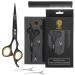 Ramaz hair cutting scissors - professional hairdressing scissors - stainless steel hair butcher with 1 comb and 2 hair clips - extra sharp 6.5 "hairdressing scissors - Perfect haircut harnesses for women and men