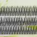 60pcs Long Fish Tail Design Cluster Eyelashes 14mm - Soft Black False Lashes for Grafting Extensions - Buy Online on GoSupps.com