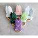 Organic Muslin Bunny Ears Baby Teether with Crinkle Paper and Wooden Teething Ring - Mint Green | Gender Neutral Newborn Teething Toy - Buy Online on GoSupps.com