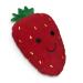 Petface strawberry plush cat toy
