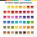48 ct Oil Pastel Pencils for Artists - Soft Core Colored Pencils for Drawing, Sketching, and Adult Coloring - Skin Tone Set in Cyclindrical Box - Buy Online on GoSupps.com