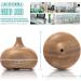 ARENDO Ultrasound LED Aroma Diffuser 300 ml - Humidifier with Timer & 7 LED Colors - Quiet Operation & Wooden Decor for Home Use - Buy Online on GoSupps.com