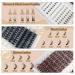 Fluffy Lash Clusters 10-22mm | 80D Black & Brown D Curl Eyelash Extensions | 296 PCS Thick Volume Individual False Eyelashes - Anforlin - Buy Online on GoSupps.com